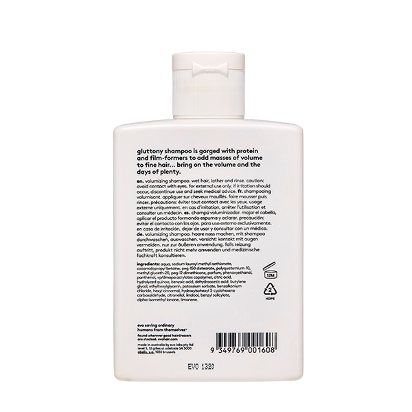evo Gluttony Volumising Shampoo 300ml