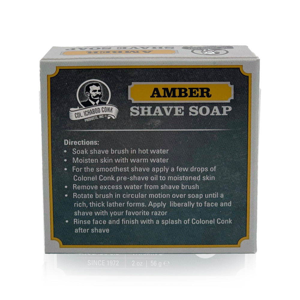 Colonel Conk Amber Shave Soap 56g