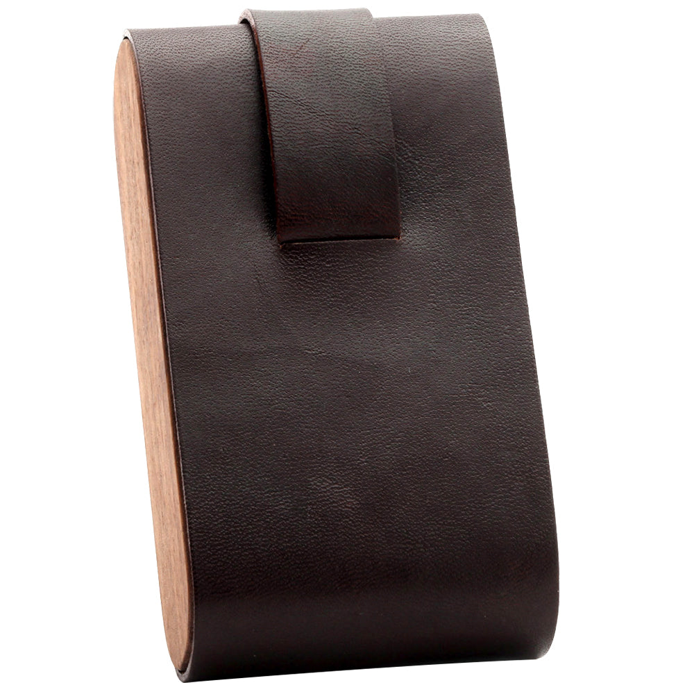Rex Ambassador Razor Case Leather & Walnut