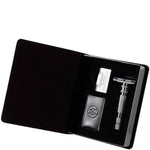 Rockwell Model T Safety Razor White Chrome