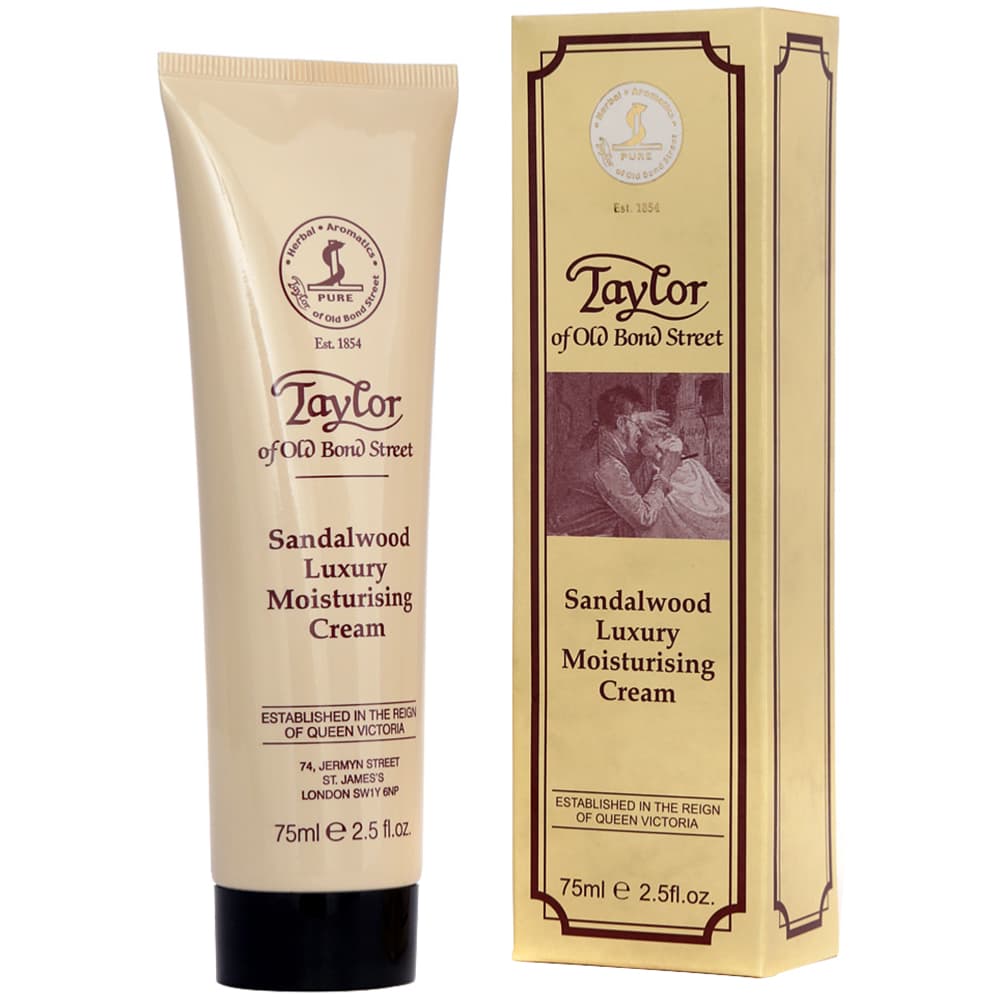 Taylor of Old Bond Street Moisturising Cream Sandalwood 75ml