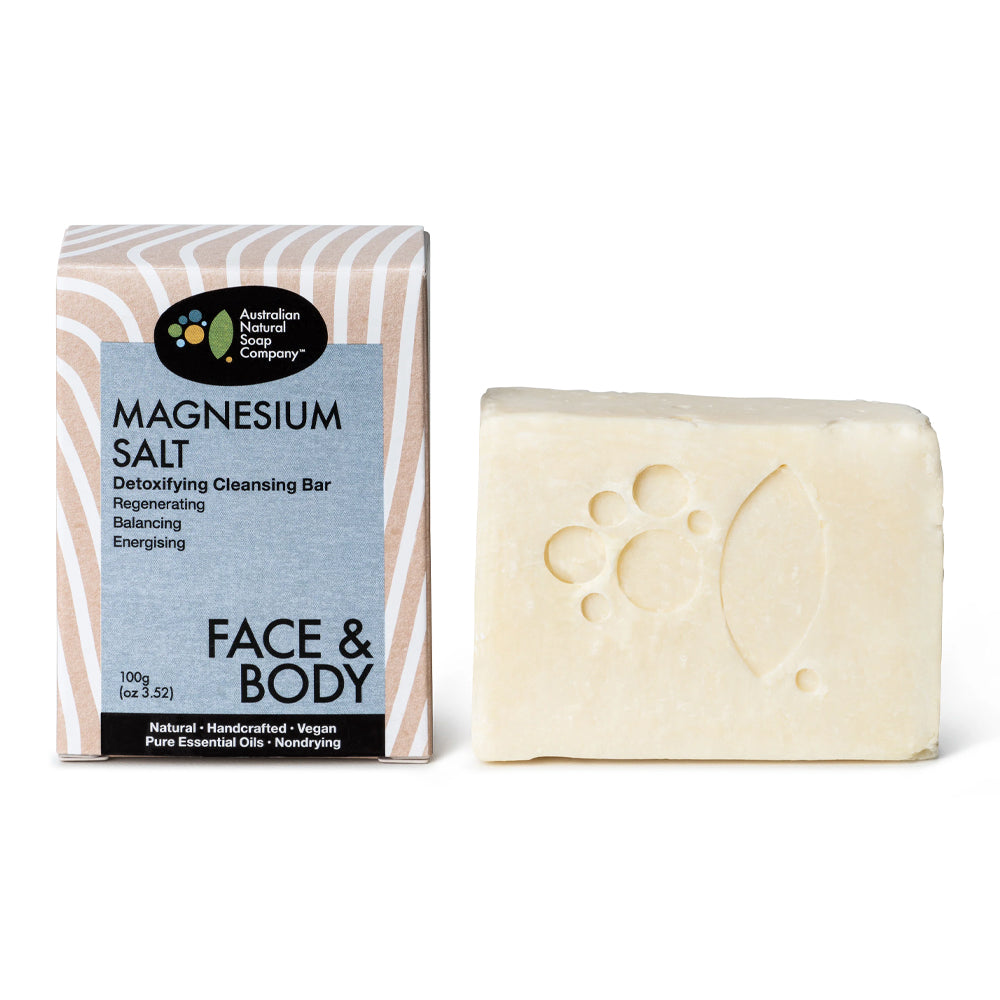 The Australian Natural Soap Company Magnesium Salt Detoxifying Cleanser 100g