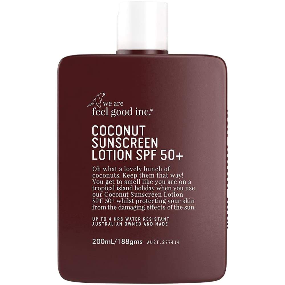 We Are Feel Good Inc. Coconut Sunscreen Lotion SPF 50+ 200ml