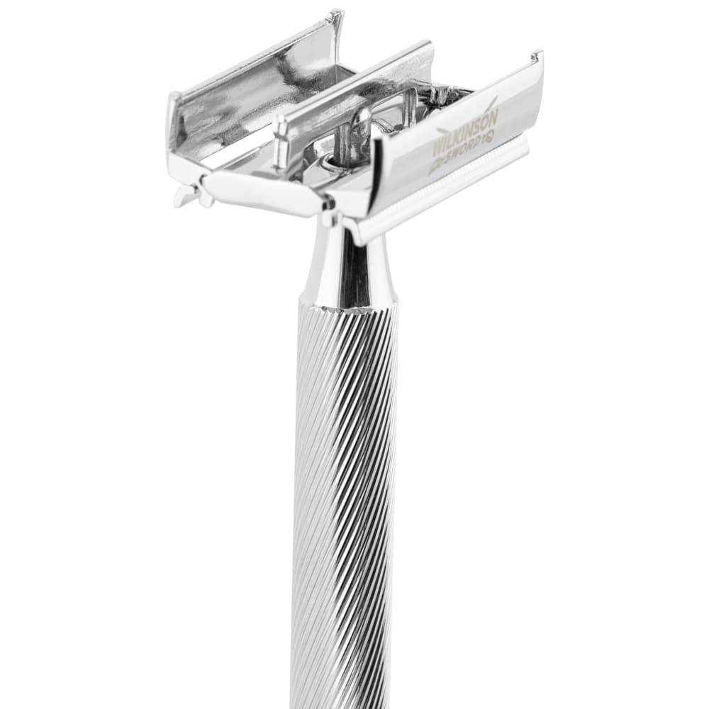 Wilkinson Sword Premium Classic Safety Razor Long Handle Butterfly
