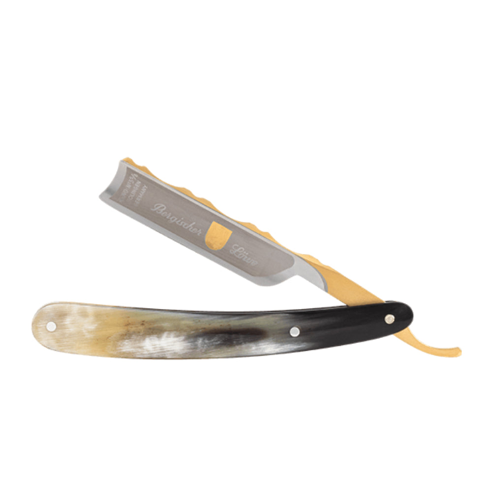 Dovo Straight Razor 5/8" FH Bergischer Lowe Buffalo Horn 3580