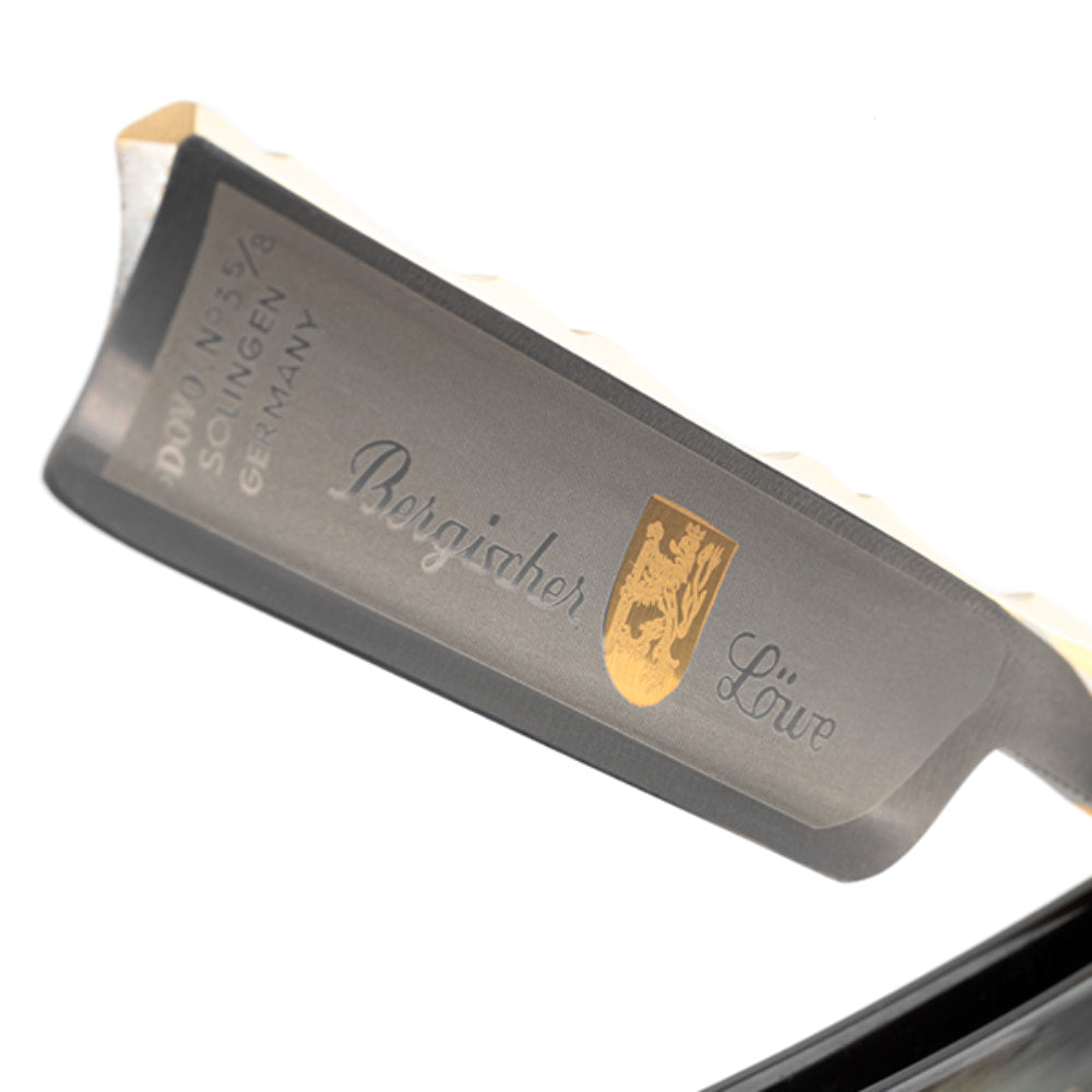 Dovo Straight Razor 5/8" FH Bergischer Lowe Buffalo Horn 3580