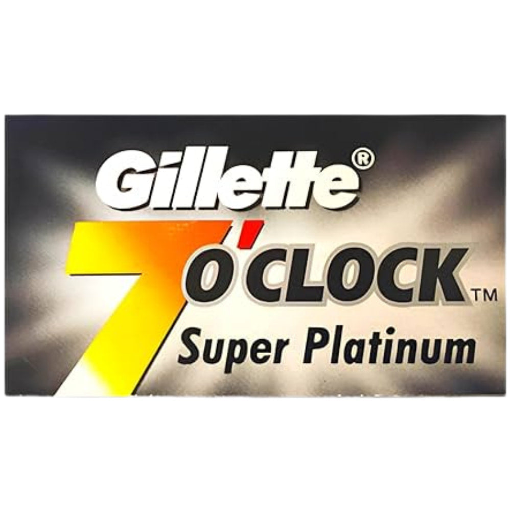 Gillette 7 O'clock Super Platinum Double Edge Blades (100)