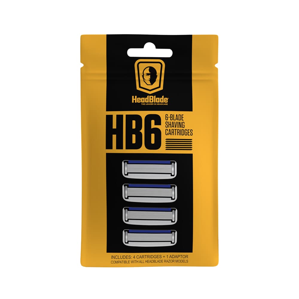HeadBlade HB6 6-Blade Shaving Cartridges (4)