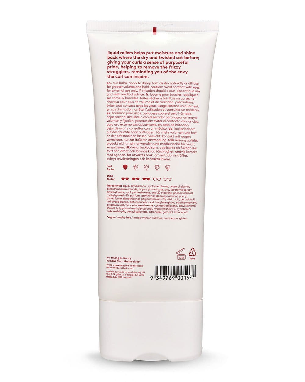 Evo Liquid Rollers Curl Balm 200ml