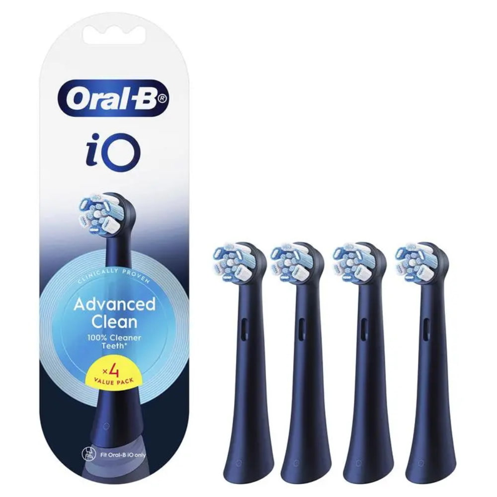 Oral-B iO Advanced Clean Electric Toothbrush Heads Refill 4 Pack