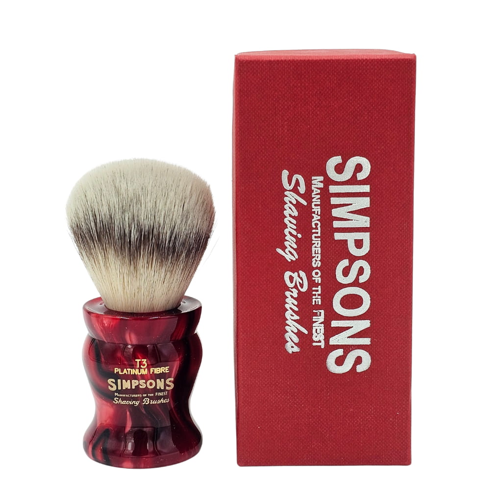 Simpsons Fibre Shaving Brush Tulip 3 Ruby