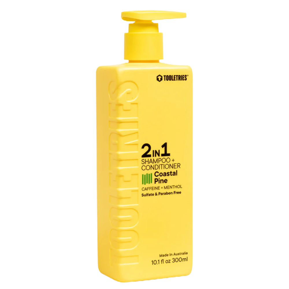 Tooletries 2 in 1 Shampoo & Conditioner Coastal Pine 300ml
